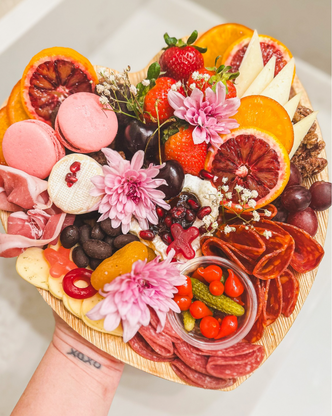 Valentine’s Day Charcuterie Board