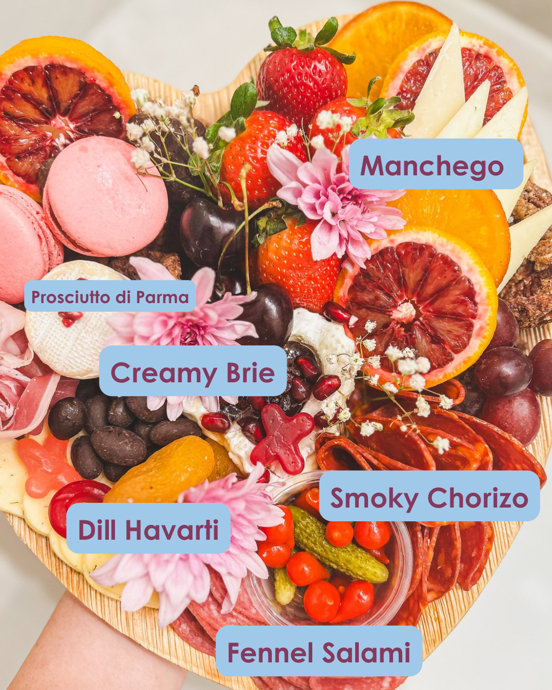 Valentine’s Day Charcuterie Board